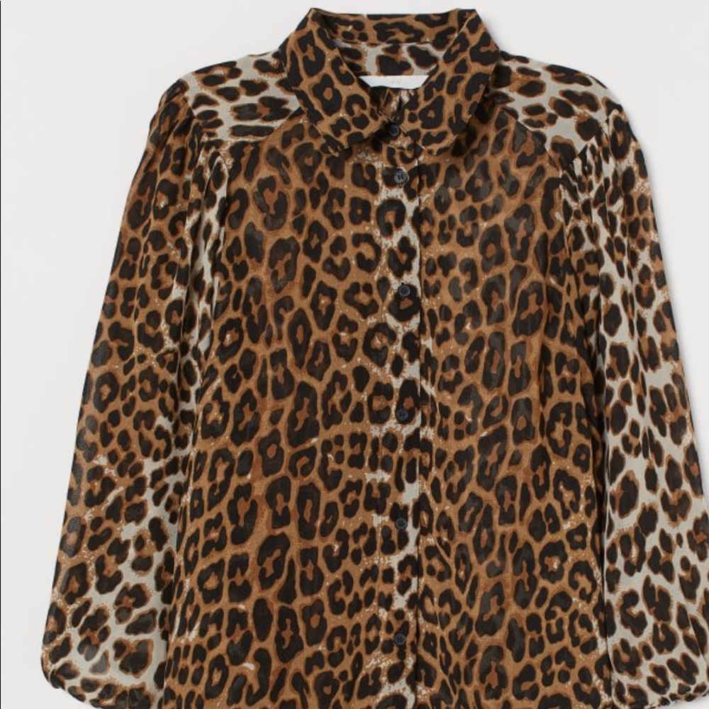 H&M chiffon blouse